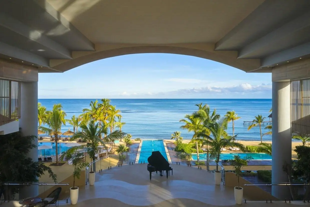 Widok z hotelu Le Meridien Ile Maurice