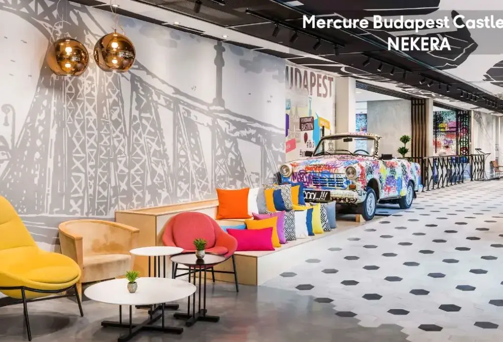 Lobby hotelu Mercure Budapest Castle Hill (ex. Mercure Buda)