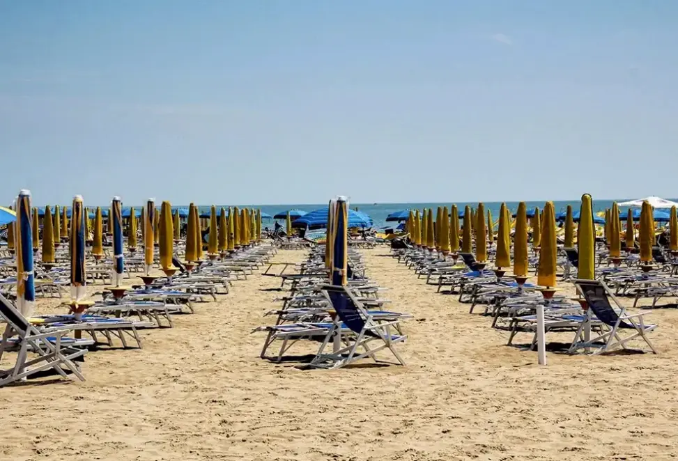 Plaża przy hotelu Miami (Lido di Jesolo)