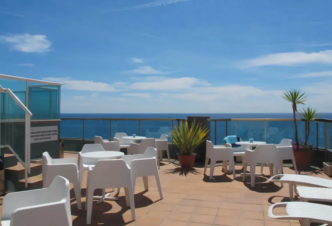 Widok z hotelu Miramar (Lloret de Mar)