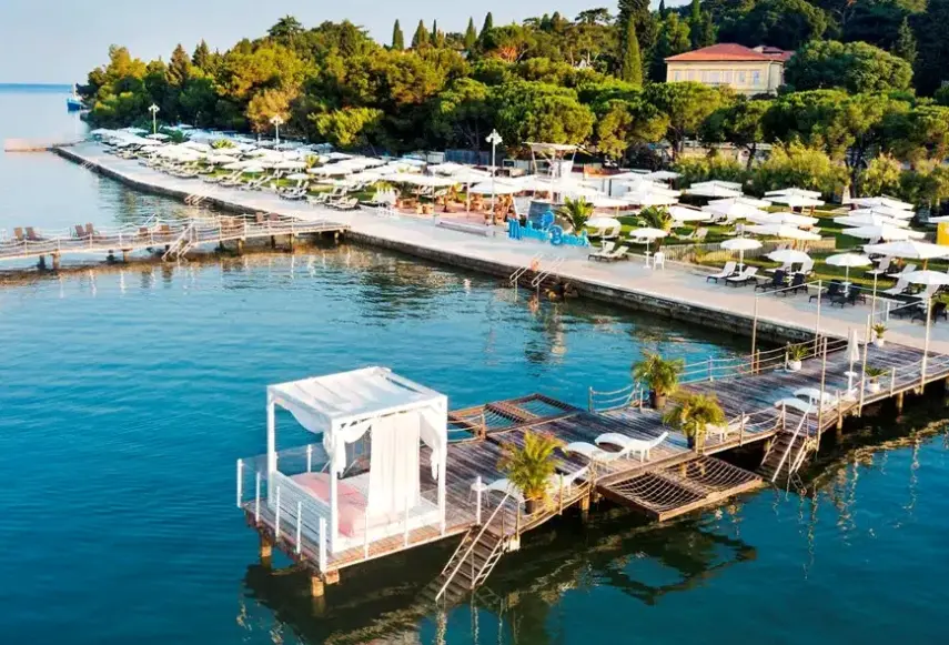 Plaża przy hotelu Mirna LifeClass