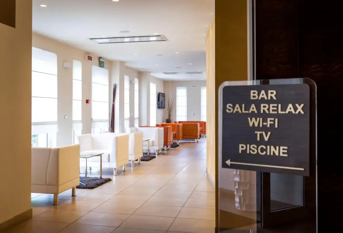 Lobby hotelu Modica Palace (Sycylia)