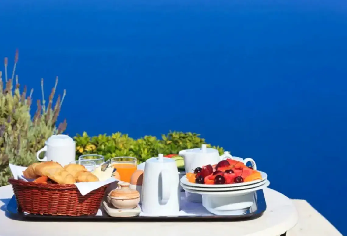 Restauracja i jedzenie w hotelu New Paradise Tropea