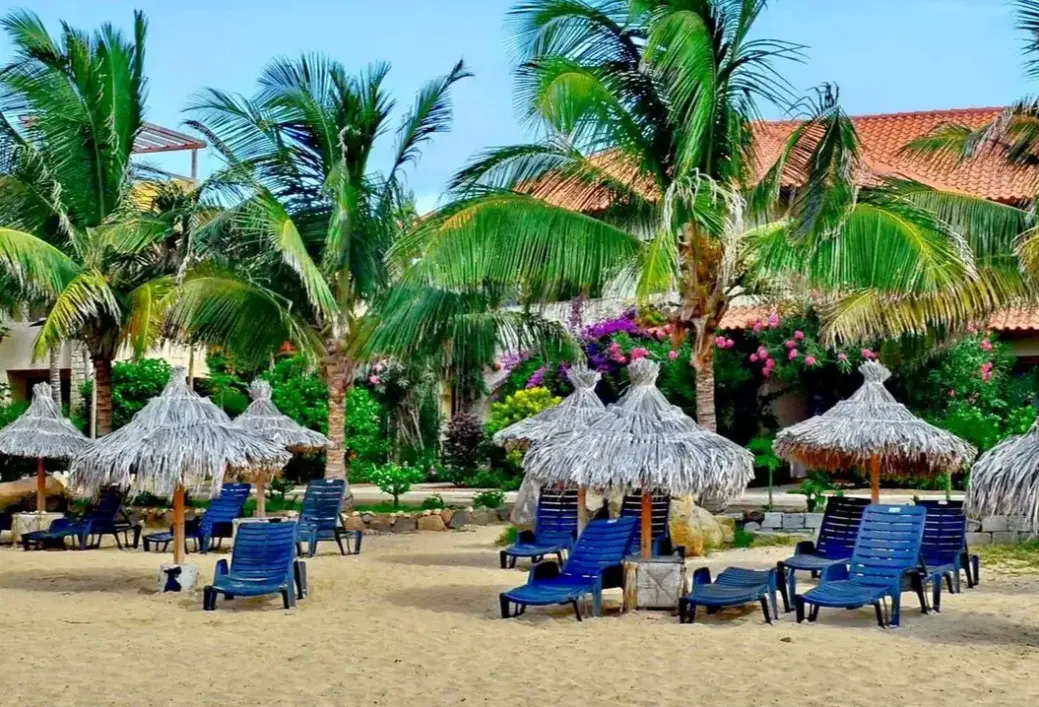 Plaża przy hotelu Porto Antigo Residence