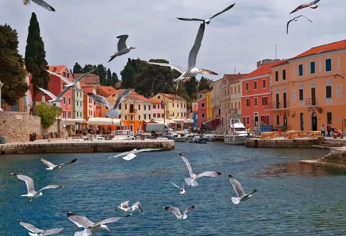 Widok z hotelu Punta (Veli Losinj)