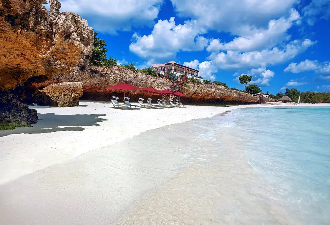 Plaża przy hotelu Riu Palace Zanzibar (ex Hideaway of Nungwi Resort)