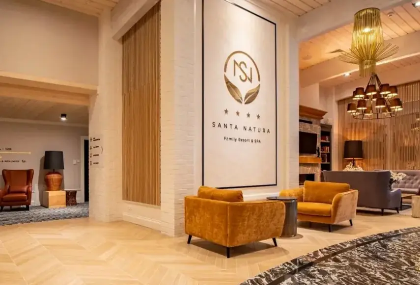 Lobby hotelu Santa Natura Resort & SPA