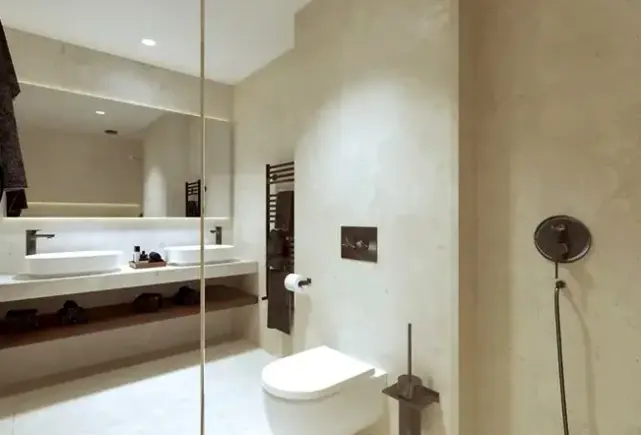 Łazienka w pokoju hotelu Sumratin ( Dubrovnik)
