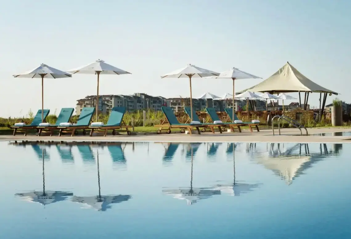 Basen w hotelu Sunrise All Suites Resort (Obzor)