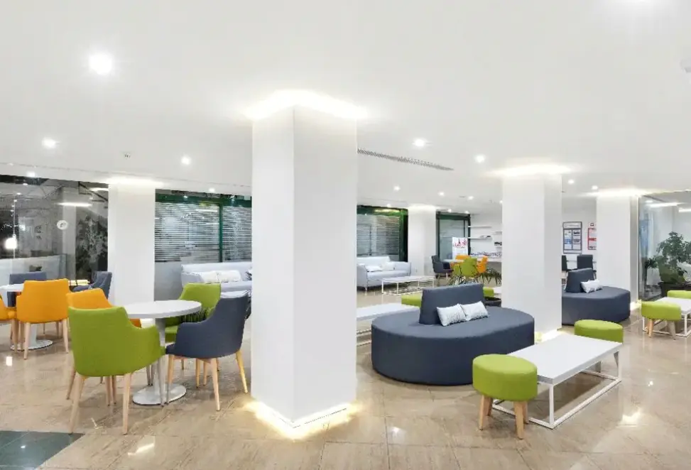 Lobby hotelu Thb Flora (Puerto del Carmen)