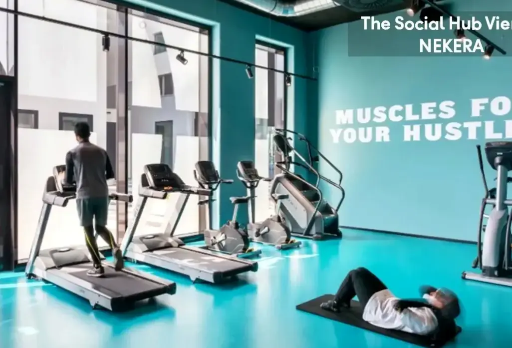 Siłownia w hotelu The Social Hub Vienna
