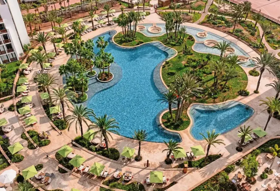 Basen w hotelu The View Agadir (ex. Royal Atlas & Spa)