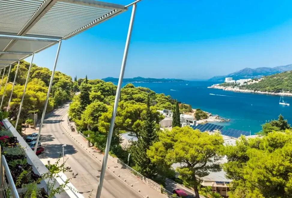 Widok z hotelu Uvala (Dubrovnik)