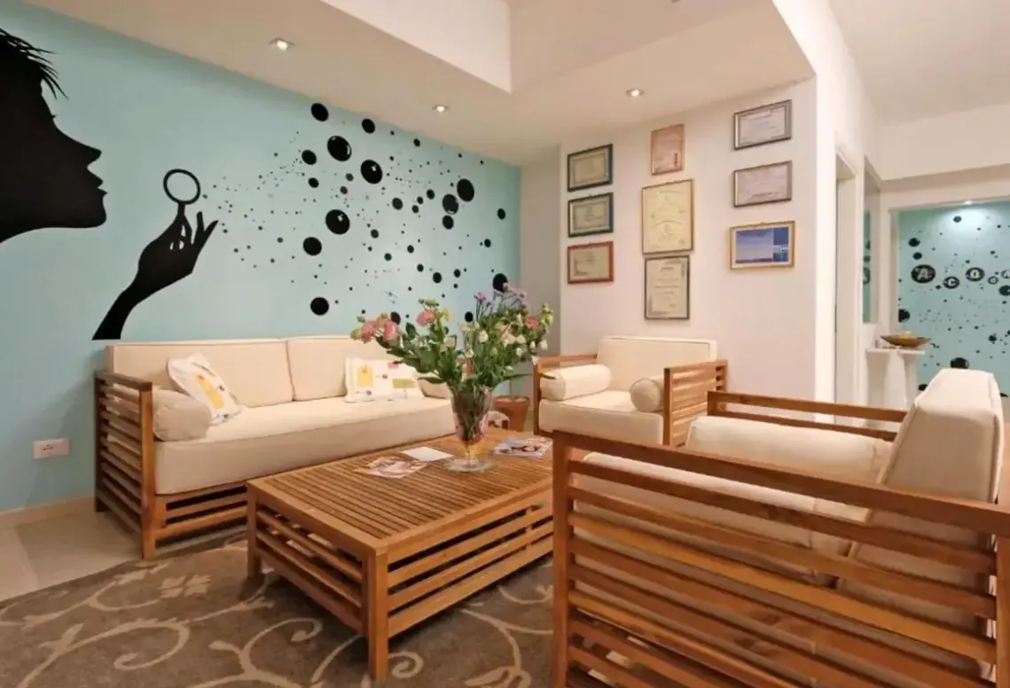 Lobby hotelu Villa Madrina