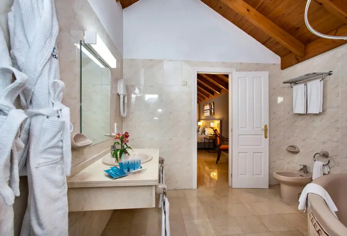 Łazienka w pokoju hotelu Alanda (Marbella)