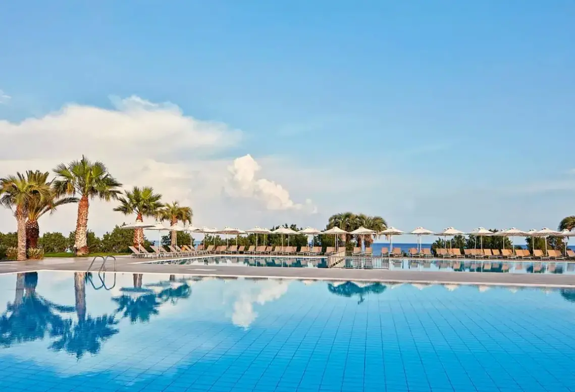 Basen w hotelu Atlantica Mikri Poli Park (ex. Atlantica Carda Beach)