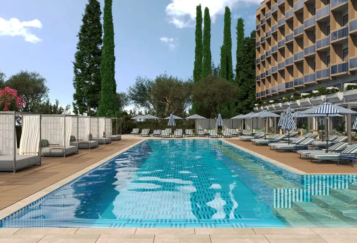 Basen w hotelu Barcelo Roma