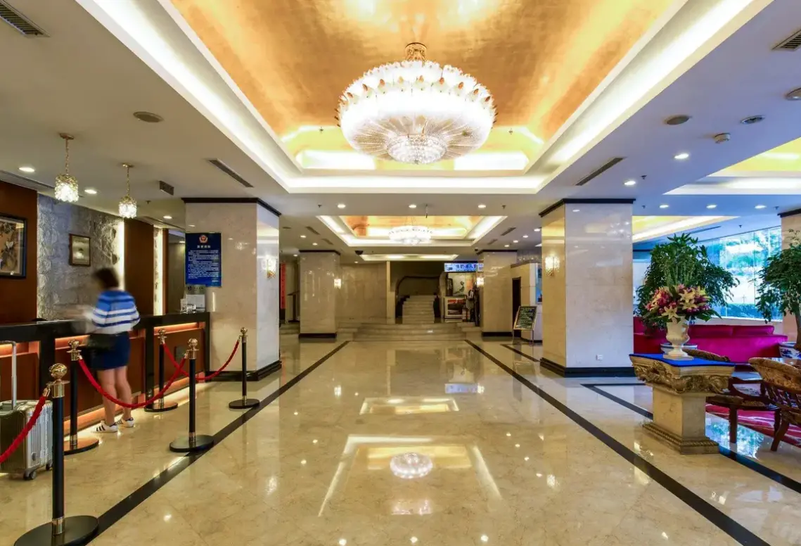 Lobby hotelu Beijing Sunworld