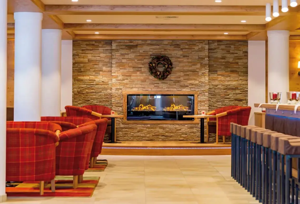 Lobby hotelu Bellevue am Walchsee