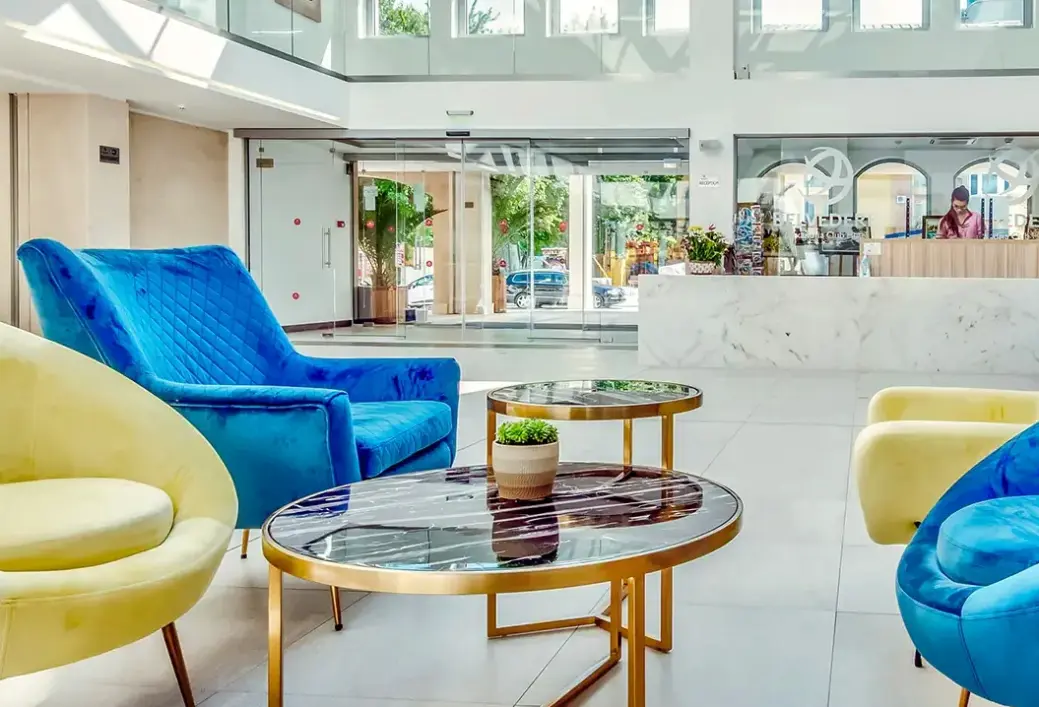 Lobby hotelu Belvedere Alexandria Club