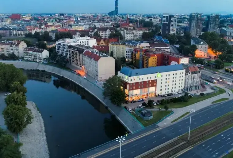 Widok z hotelu Campanile Stare Miasto (Wrocław)