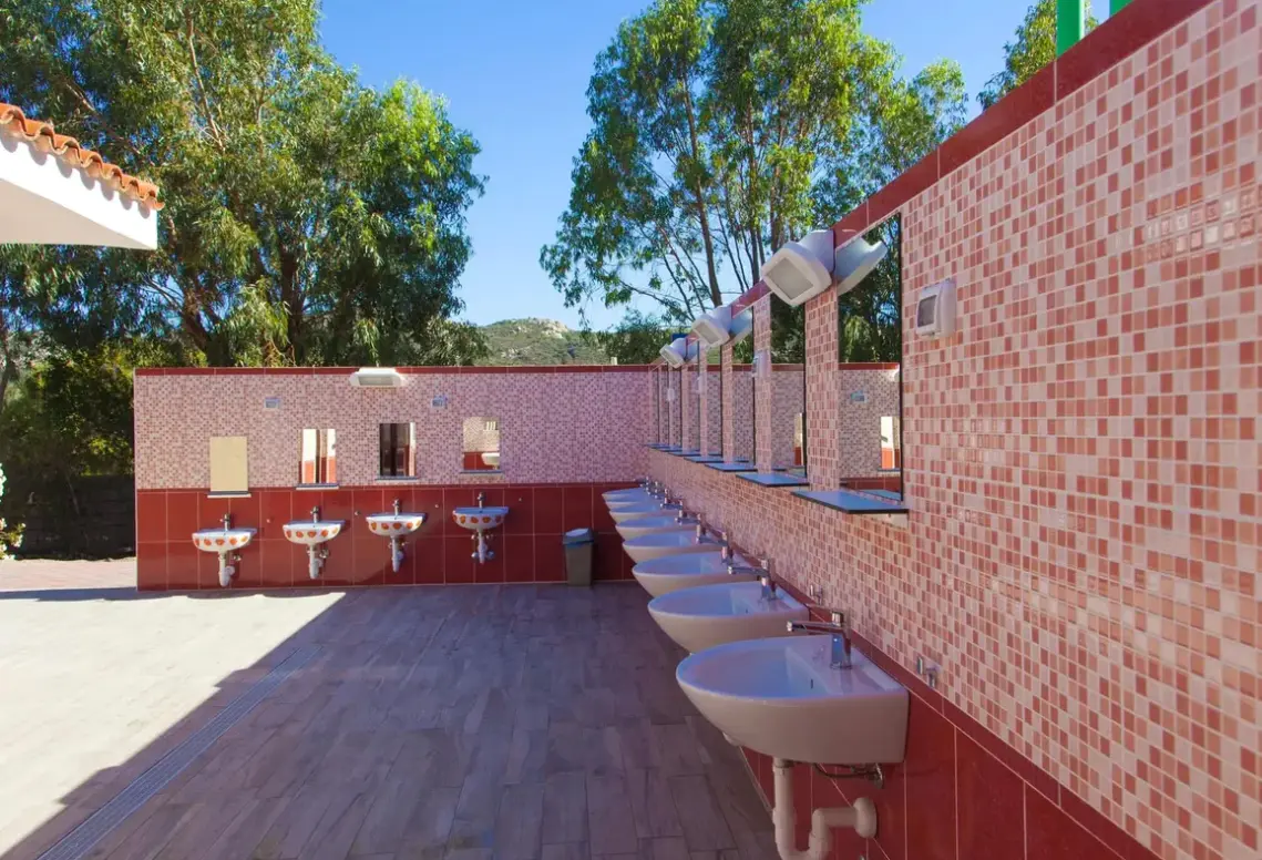 Lobby hotelu Camping Capo D'Orso