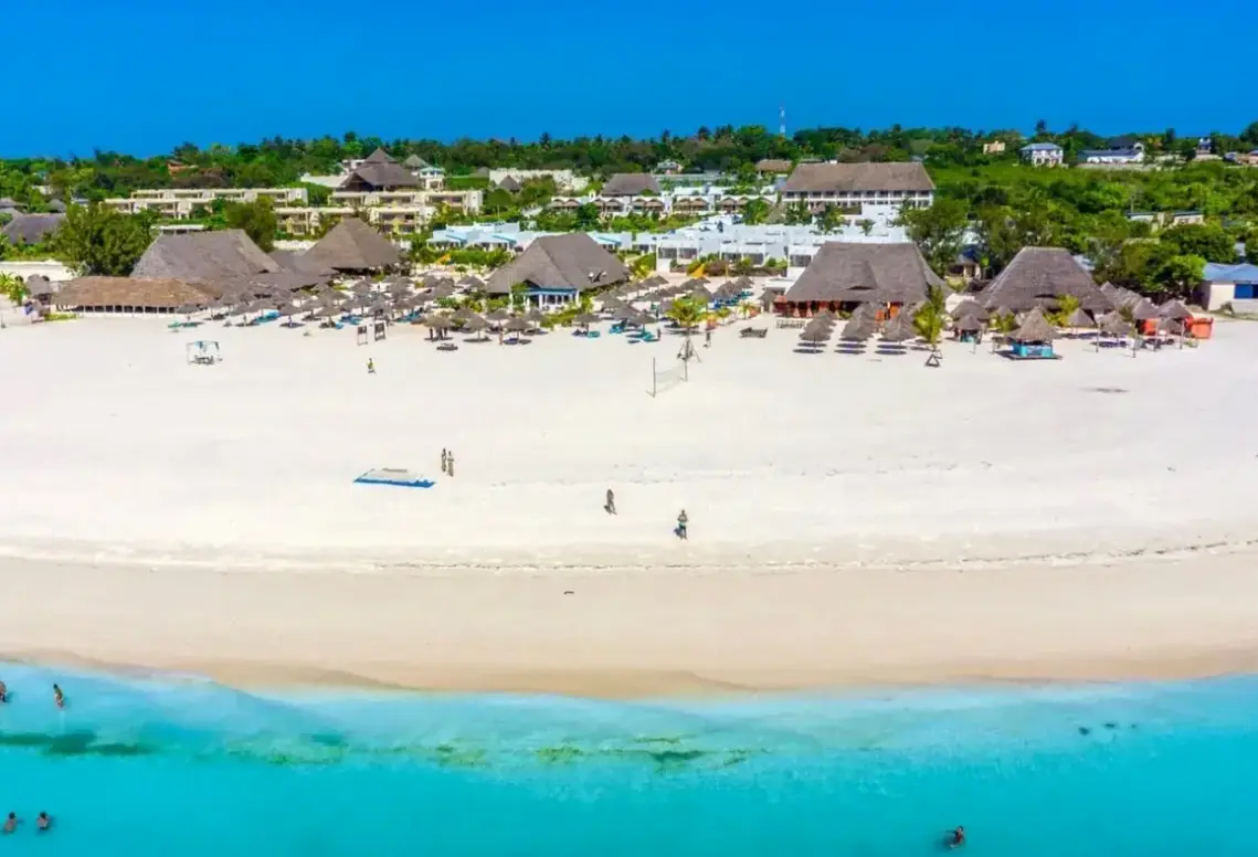 Plaża przy hotelu Canary Kendwa Beach Resort
