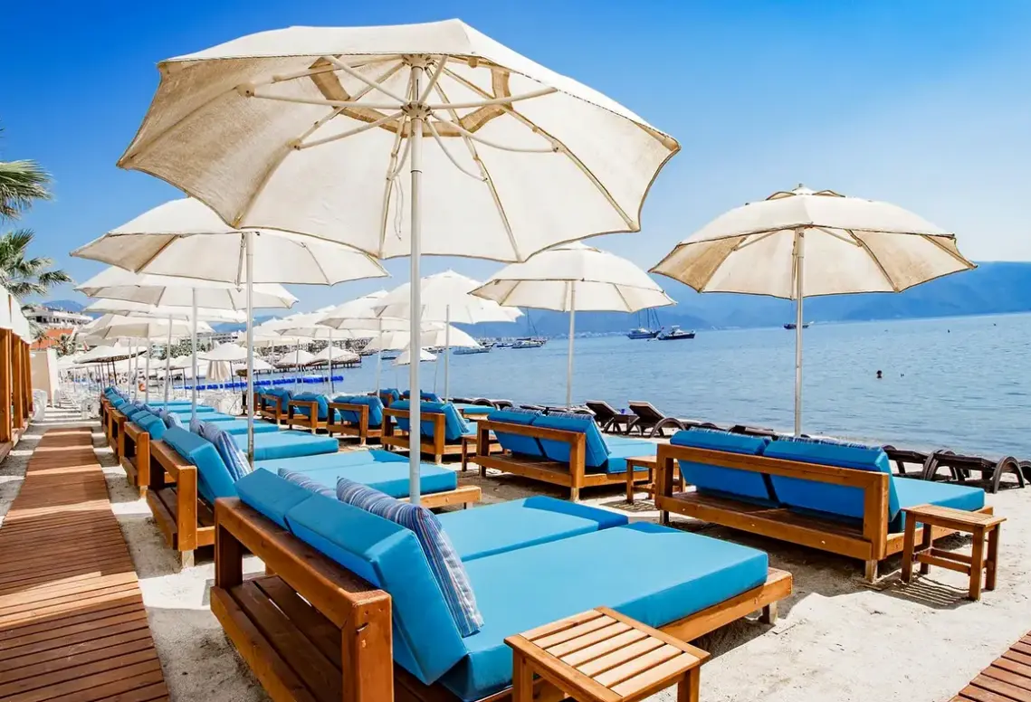 Plaża przy hotelu Class Beach
