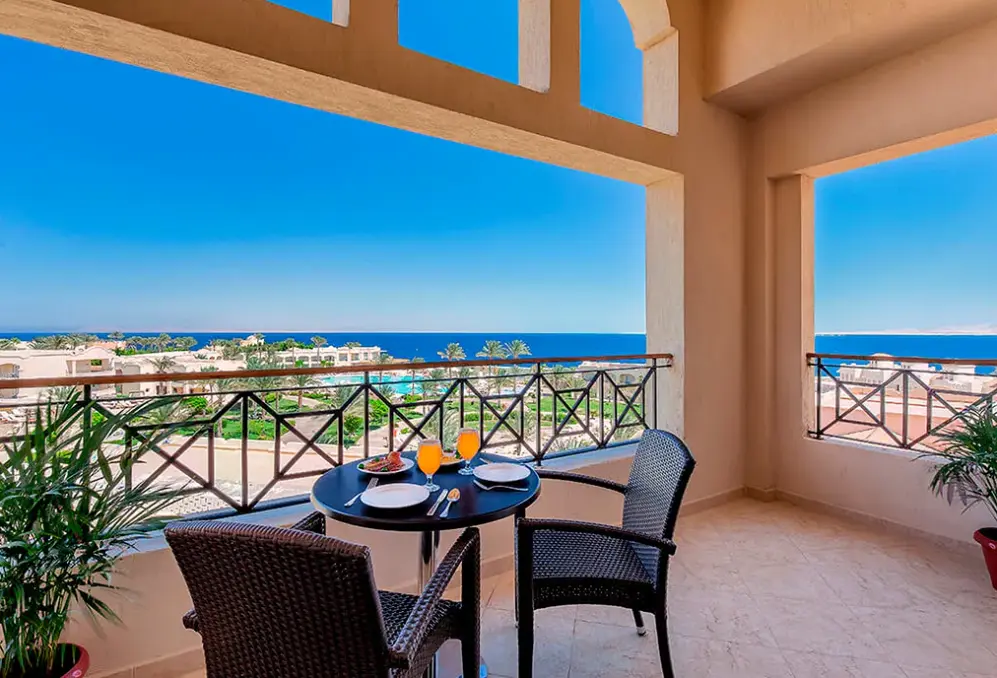 Widok z hotelu Cleopatra Luxury Resort