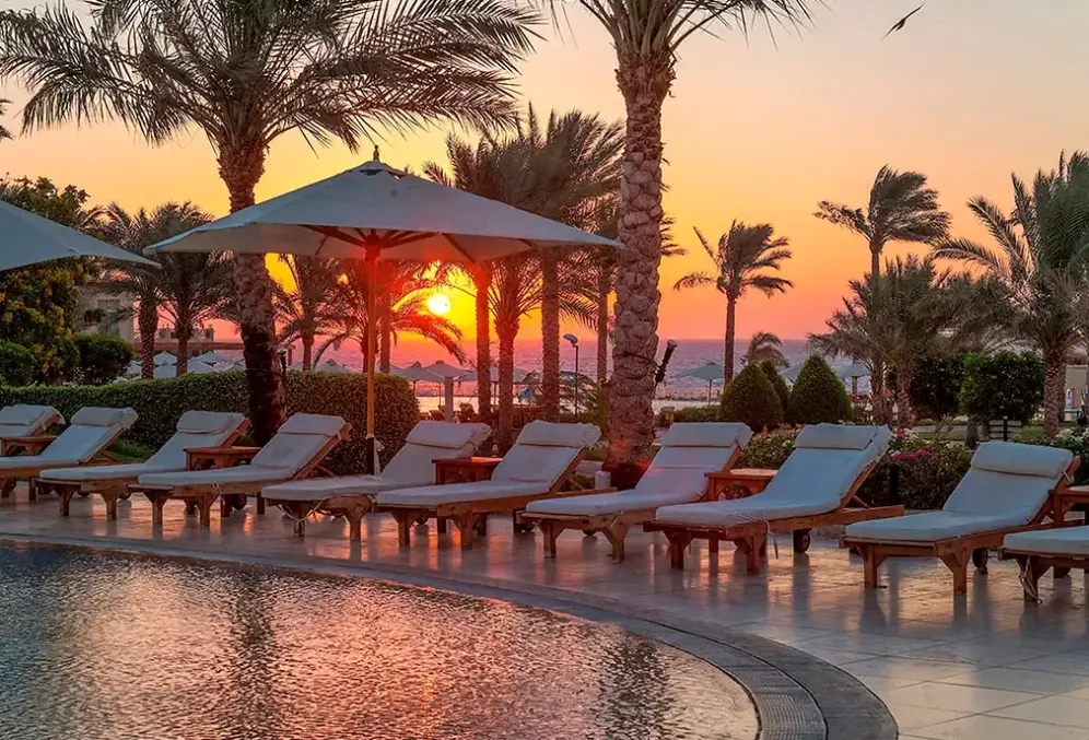 Basen w hotelu Cleopatra Luxury Resort