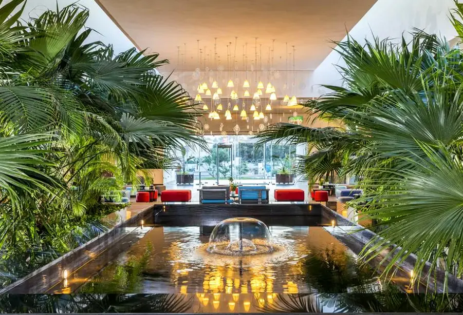 Lobby hotelu Club Palm Beach (Djerba)