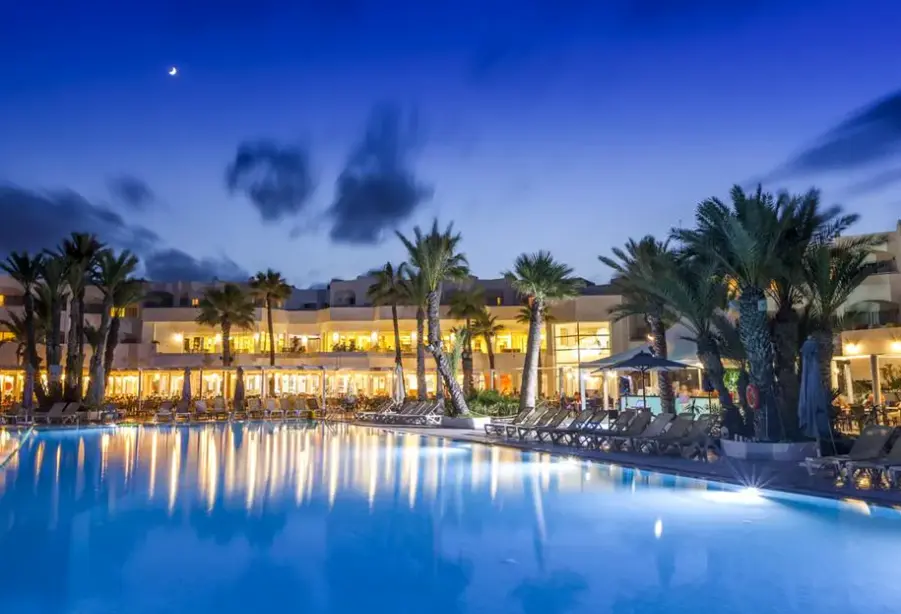 Lobby hotelu Club Palm Beach (Djerba)