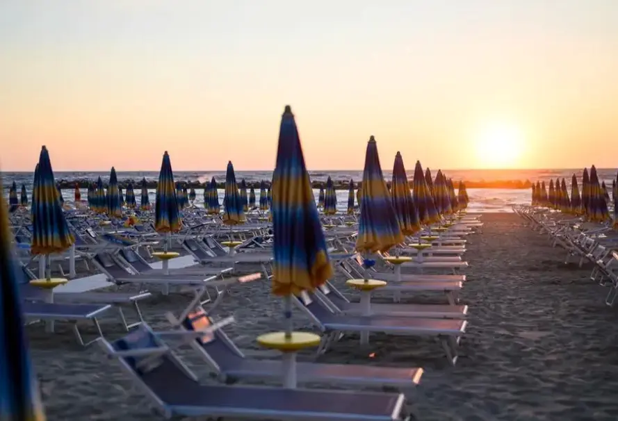 Plaża przy hotelu De Paris (Lido di Savio)