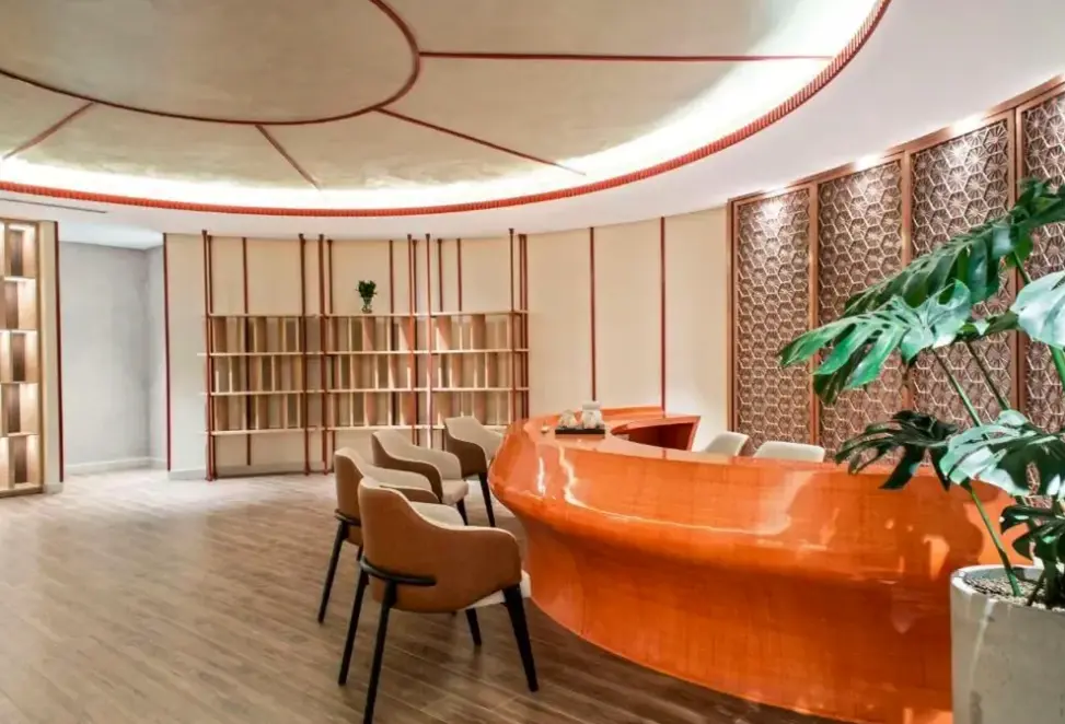 Lobby hotelu Dhawa Ho Tram