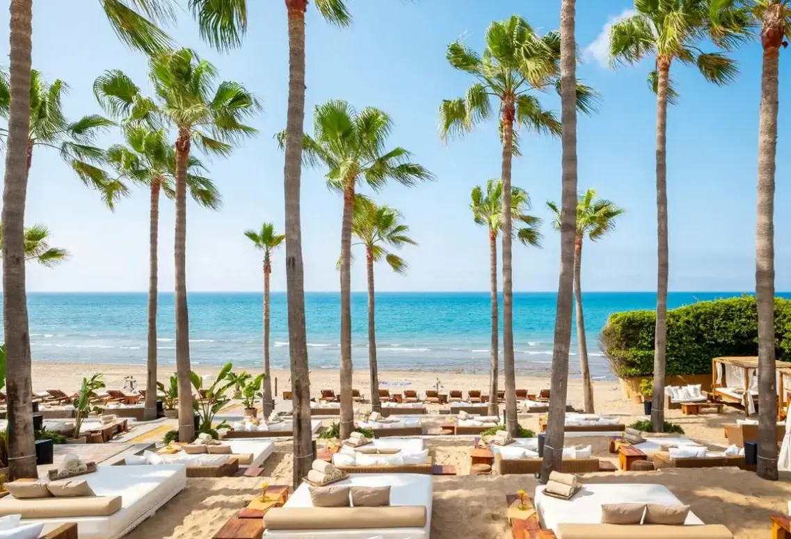 Plaża przy hotelu Don Carlos (Marbella)