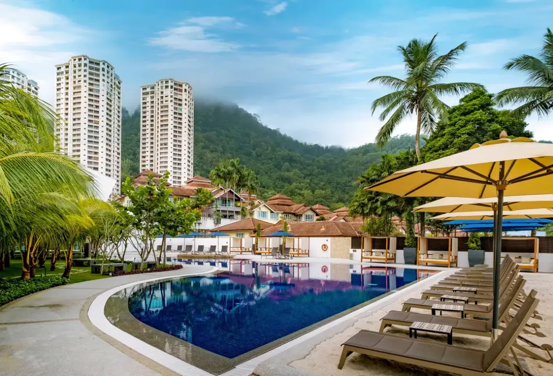 Basen w hotelu DoubleTree Resort by Hilton (Penang)
