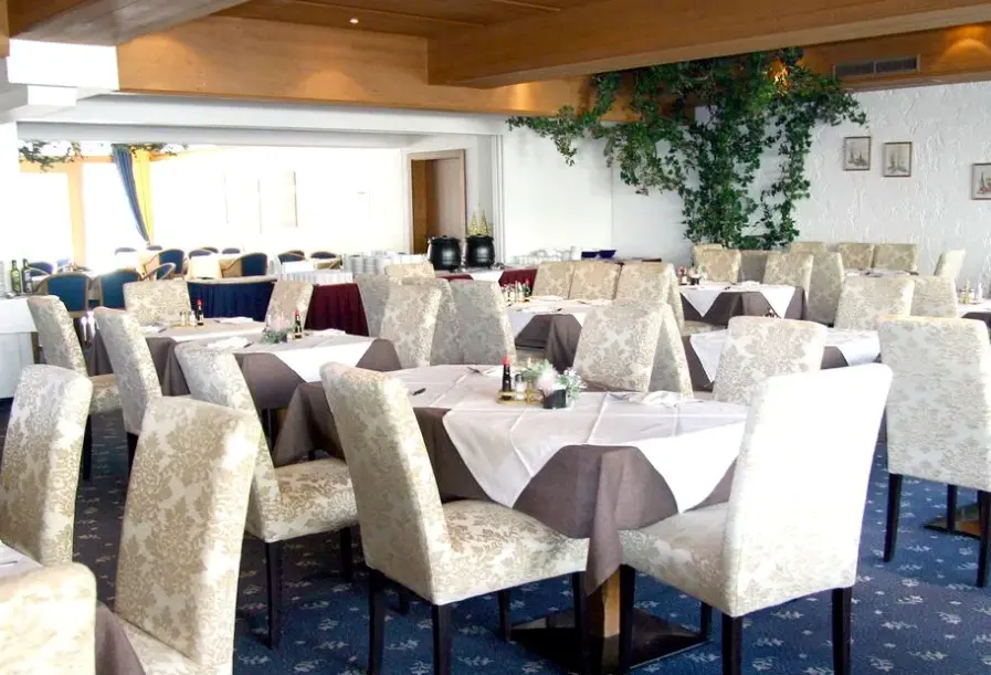 Restauracja i jedzenie w hotelu Edelweiss (Gotzens)