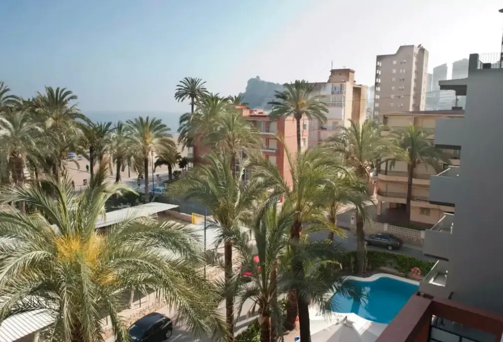 Widok z hotelu El Palmeral