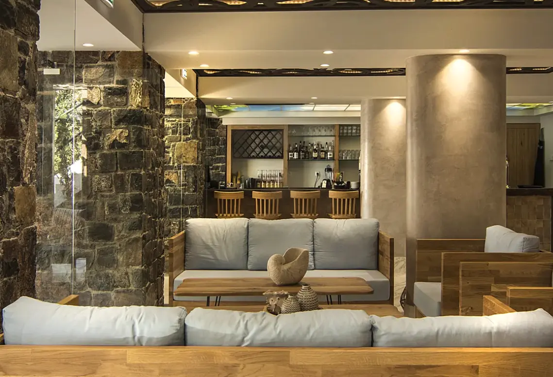 Lobby hotelu Elounda Orama
