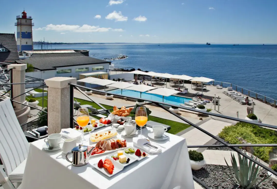 Widok z hotelu Farol Design