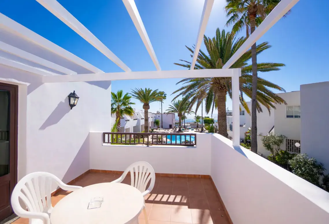 Widok z hotelu Flamingo Apartments (Puerto del Carmen)
