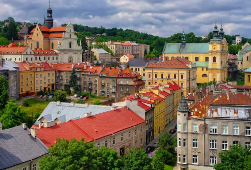 Widok z hotelu Gloria (Przemyśl)