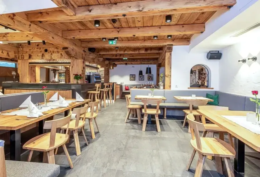 Restauracja i jedzenie w hotelu Goldener Stern (Frauenstein)