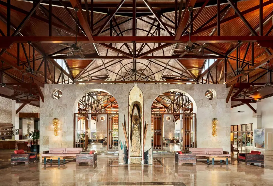 Lobby hotelu Grand Palladium Imbassai