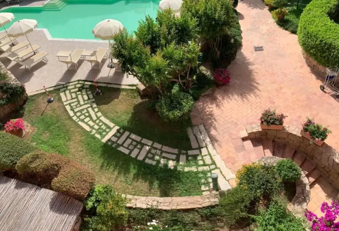 Basen w hotelu Green Park Cala di Volpe