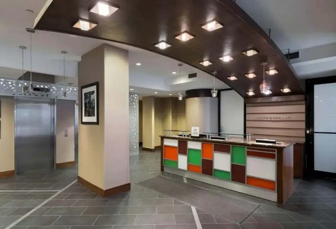 Lobby hotelu Hampton Inn Chelsea
