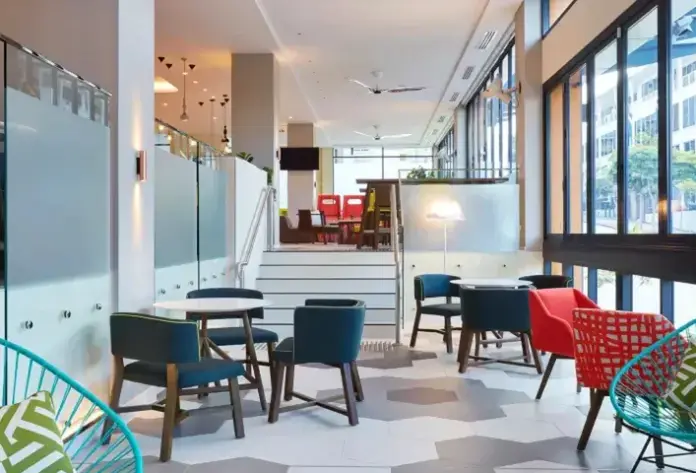 Lobby hotelu Holiday Inn Express Brisbane Central