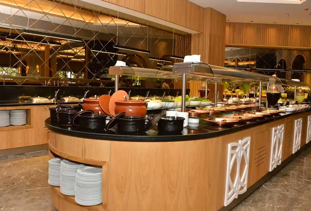 Restauracja i jedzenie w hotelu Imperial Turkiz Resort (ex. Turkiz Deluxe Resort)