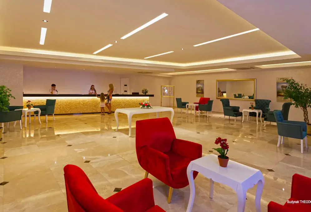 Lobby hotelu Justiniano Deluxe Resort