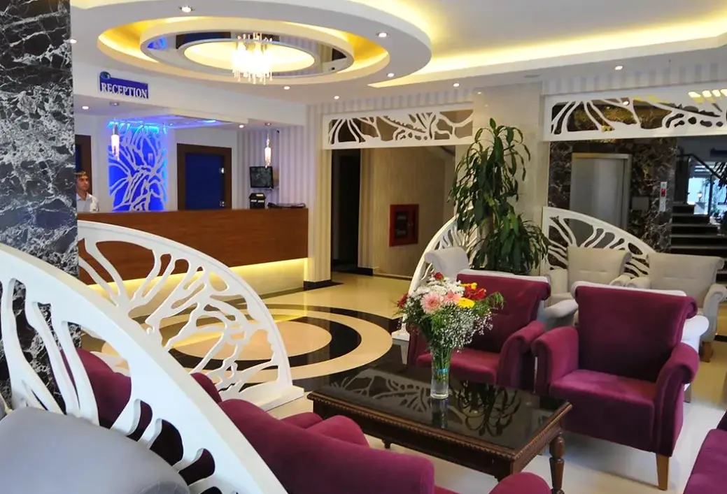 Lobby hotelu Kleopatra Micador